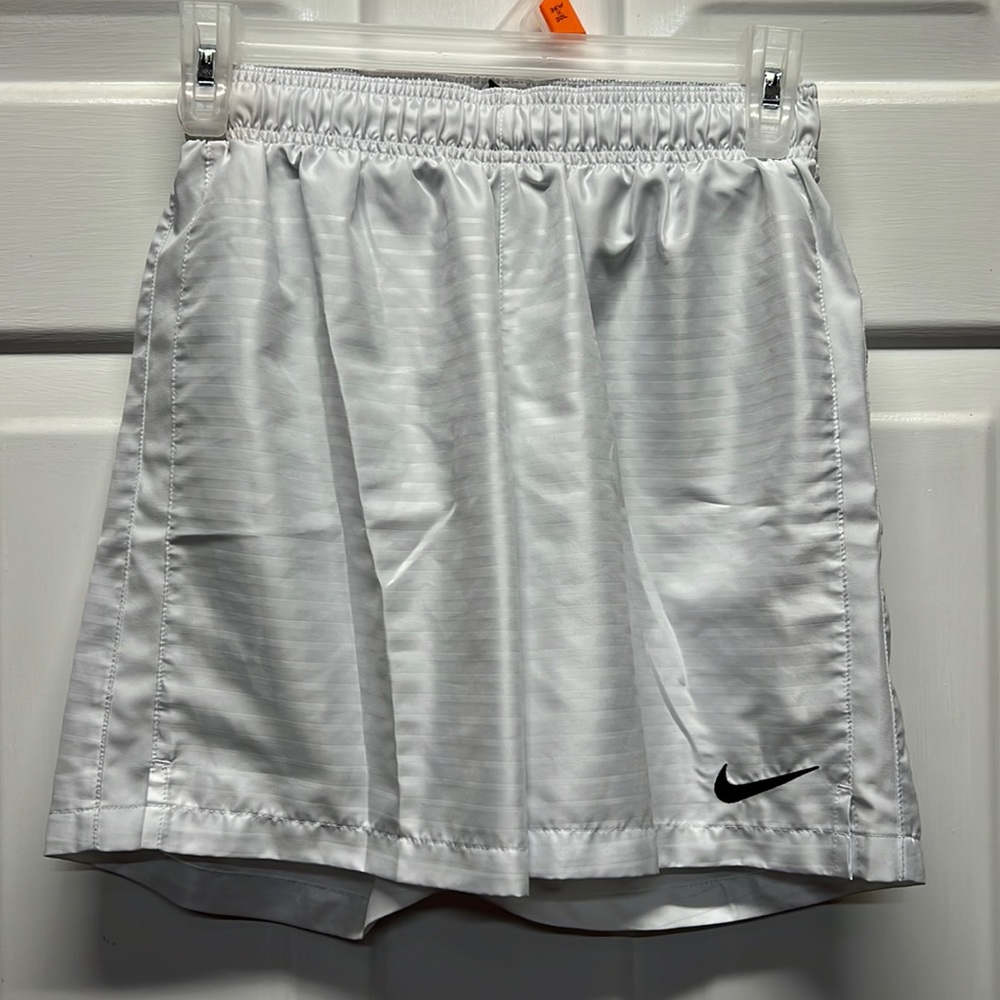 Nike Dri Fit Running Shorts Women's Small Brief-lined White